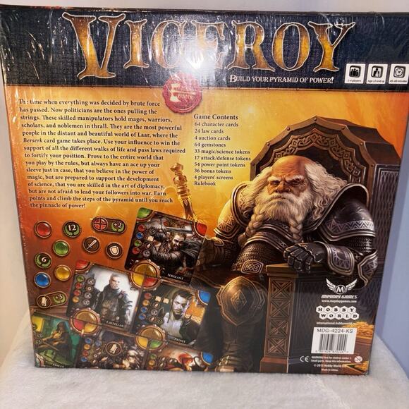 Viceroy Limited Edition Board Game New Sealed Mayday Games - Picture 5 of 6